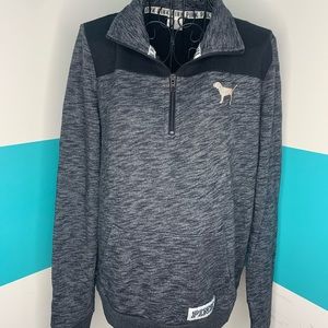 Gray and black PINK jacket